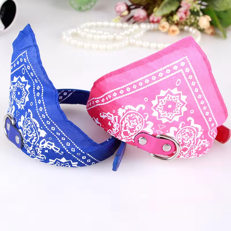 Pet Scarf Dog Bandana with Collar Cat Triangle Scarf